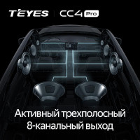 Головное устройство TEYES CC4 Pro 13" Toyota Wish 2 XE20 (2009-2017) 