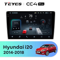 Головное устройство TEYES CC4 Pro Hyundai i20 2 GB (2014-2018) Правый руль