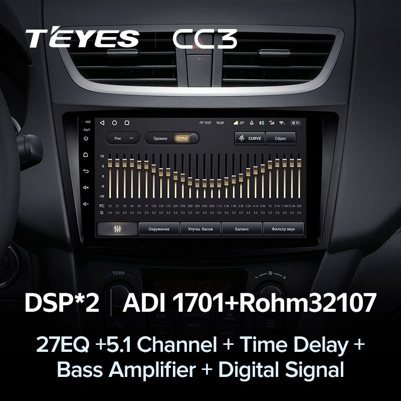 Магнитола Teyes CC3 Suzuki Swift 4 (2011-2017) Магнитола Teyes CC3 Suzuki Swift 4 (2011-2017)
