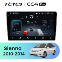 Головное устройство TEYES CC4 Pro 9.5" Toyota Sienna 3 XL30 (2010-2014)
