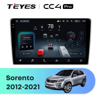 Головное устройство TEYES CC4 Pro Kia Sorento 2 XM (2012-2020) F4