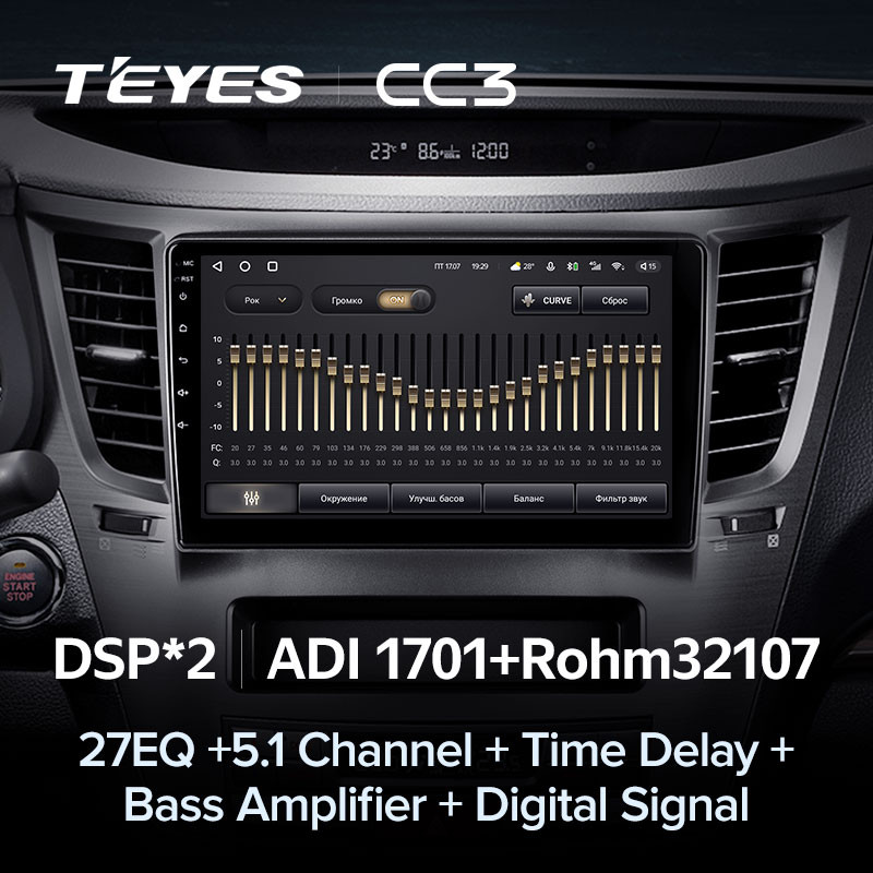 Магнитола Teyes CC3 Subaru Outback 4 / Subaru Legacy 5 (2009-2014) Магнитола Teyes CC3 Subaru Outback 4 / Subaru Legacy 5 (2009-2014)