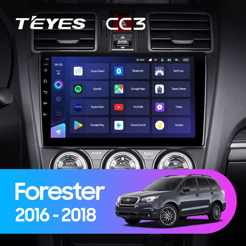 Магнитола Teyes CC3 Subaru Forester 4 (2015-2018) Магнитола Teyes CC3 Subaru Forester 4 (2015-2018)