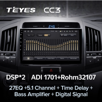 Магнитола Teyes CC3 Toyota Land Cruiser 200 (2007-2015)
