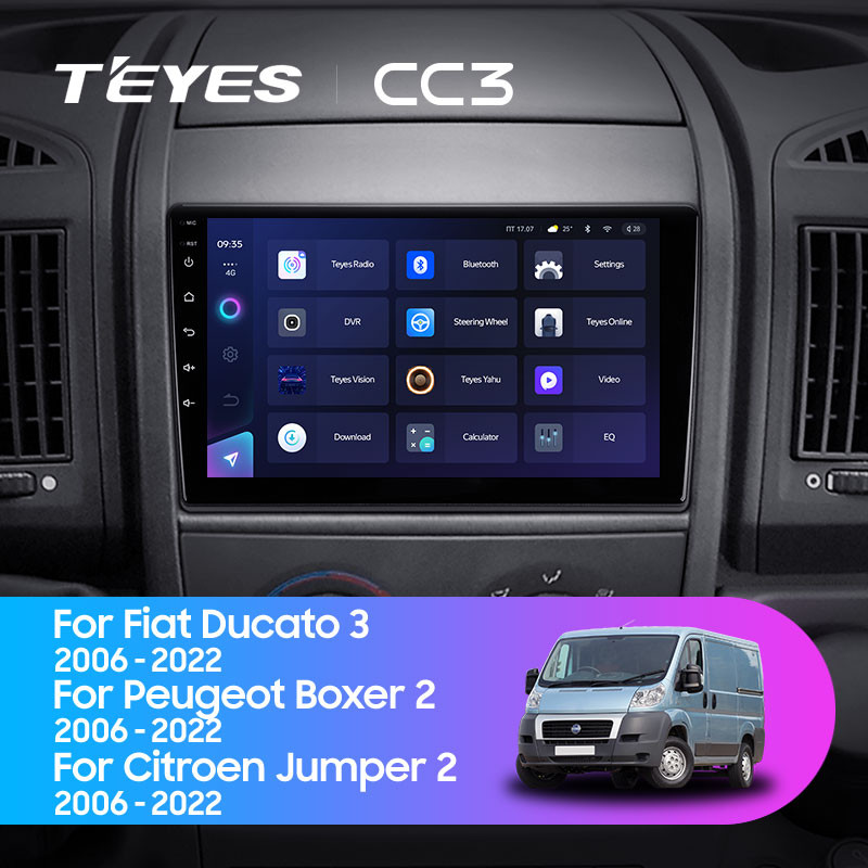 Магнитола Teyes CC3 Peugeot Boxer (2006-2022) Магнитола Teyes CC3 Peugeot Boxer (2006-2022)