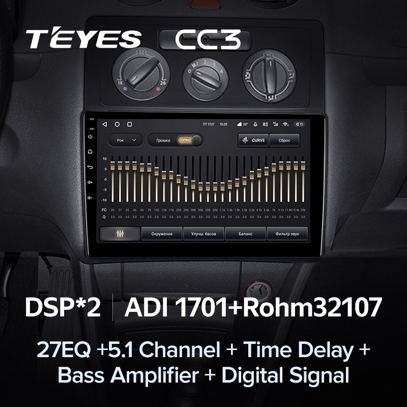Магнитола Volkswagen Caddy Teyes CC3 Магнитола Volkswagen Caddy Teyes CC3