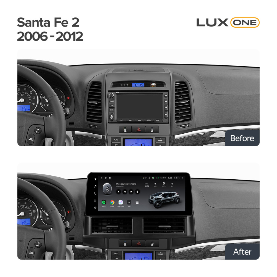 Магнитола TEYES LUX ONE Hyundai Santa FE 2 (2012-2016) 6GB+128GB 12.3" Магнитола TEYES LUX ONE Hyundai Santa FE 2 (2012-2016) 6GB+128GB 12.3"