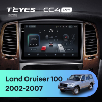 Головное устройство TEYES CC4 Pro 13" Toyota Land Cruiser LC 100 / LC 105 (2002-2007) Тип-A 
