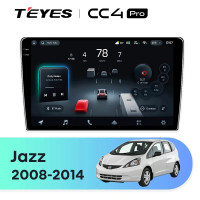 Головное устройство TEYES CC4 Pro 10.36" Honda Jazz 2 (2007-2014) Левый руль