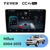 Головное устройство TEYES CC4 Pro 9.5" Toyota Hilux (2008-2014) F1
