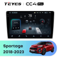 Головное устройство TEYES CC4 Pro Kia Sportage 4 (2018-2022) Тип-B (черная)