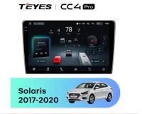 Головное устройство TEYES CC4 Pro Hyundai Solaris 2 (2017-2020) F3 (черный глянец) Тип-A