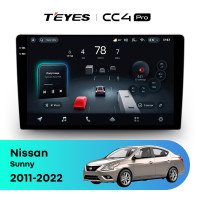 Головное устройство TEYES CC4 Pro 10.36" Nissan Sunny (2014-2019) F1