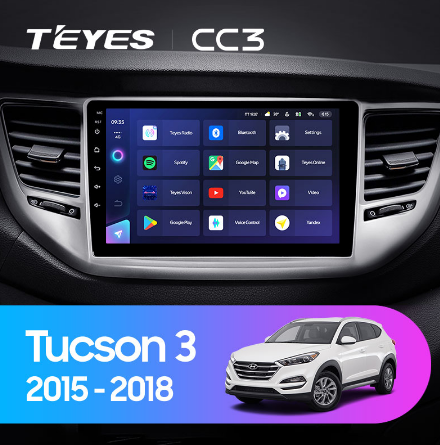 Магнитола Teyes CC3 Hyundai Tucson (2015-2018) Магнитола Teyes CC3 Hyundai Tucson (2015-2018)