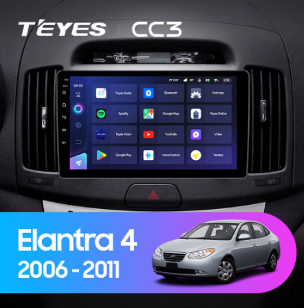 Магнитола Teyes CC3 Hyundai Elantra 4 (2006-2011)