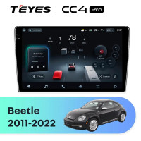 Головное устройство TEYES CC4 Pro 10.36" Volkswagen Beetle A5 (2011-2019) (10 inch Universal)