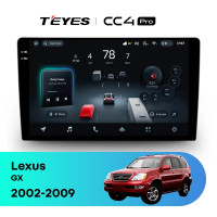 Головное устройство TEYES CC4 Pro 9.5" Lexus GX470 (2002-2009) F1 Тип-B