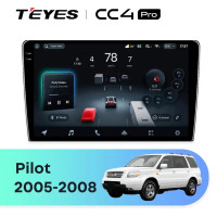 Головное устройство TEYES CC4 Pro 9.5" Honda Pilot 1 (2005-2008)