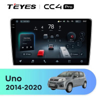 Головное устройство TEYES CC4 Pro Fiat Uno (2014-2020)