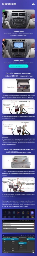 Головное устройство TEYES CC4 Pro 9.5" Lexus LS430 XF30 (2000-2006) F1