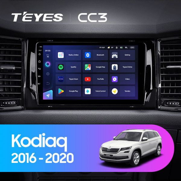 Магнитола Teyes CC3 Skoda Kodiaq (2016-2020)
