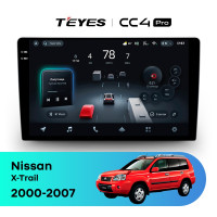 Головное устройство TEYES CC4 Pro 10.36" Nissan X-Trail 1 T30 (2000-2007) F2