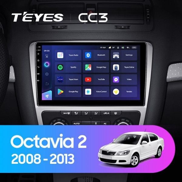 Магнитола Teyes CC3 Skoda Octavia A5 (2004-2013)