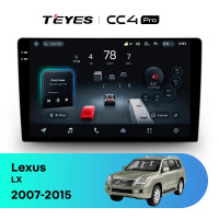 Головное устройство TEYES CC4 Pro 9.5" Lexus LX570 J200 3 (2007-2015) Тип-C