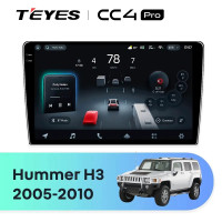 Головное устройство TEYES CC4 Pro 9.5" Hummer H3 1 (2005-2010)