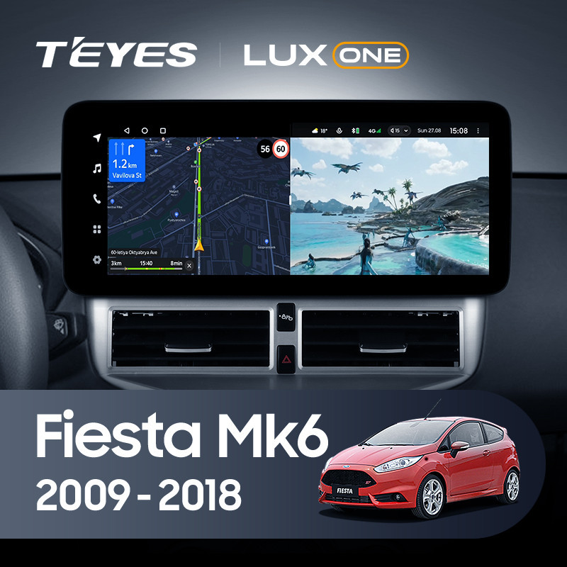 Магнитола TEYES LUX ONE Ford Fiesta Mk 6 (2009-2012) Тип-А (4/32, 6/128) Магнитола TEYES LUX ONE Ford Fiesta Mk 6 (2009-2012) Тип-А (4/32, 6/128)