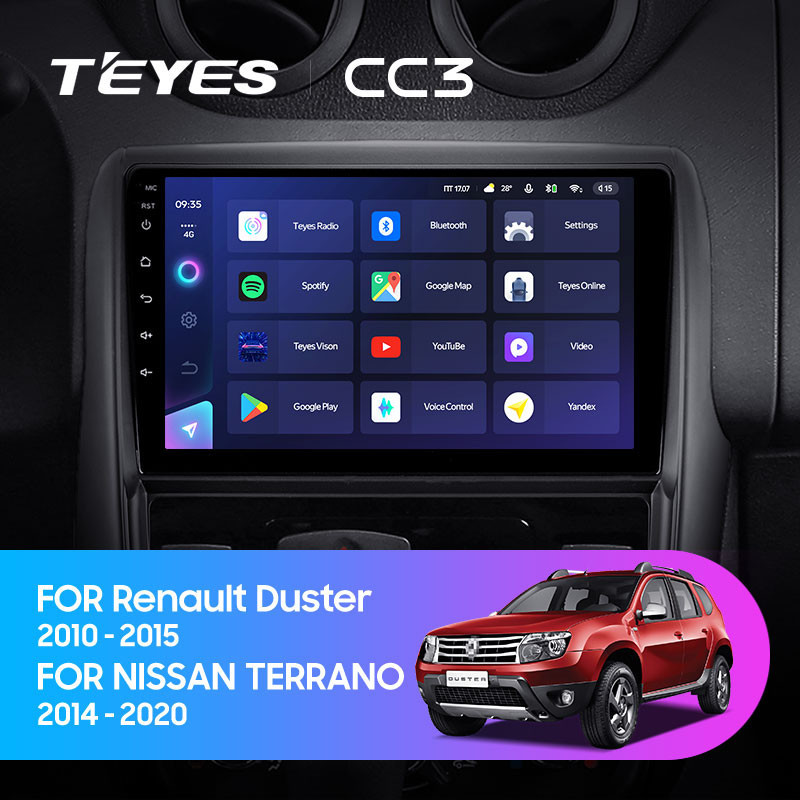 Магнитола Teyes СС3 Renault Duster (2010-2015) Магнитола Teyes СС3 Renault Duster (2010-2015)