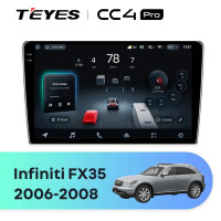 Головное устройство TEYES CC4 Pro 9.5" Infiniti FX 35 1 (S50) (2006-2009)