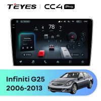 Головное устройство TEYES CC4 Pro 9.5" Infiniti G4 G25 G35 G37 (2006-2013)