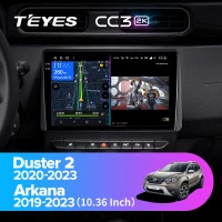 Магнитола Teyes CC3 2K Renault Duster / Arkana (2021+) Магнитола Teyes CC3 2K Renault Duster / Arkana (2021+)
