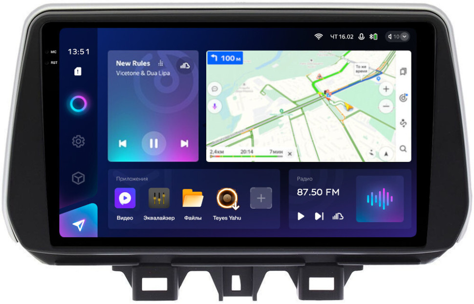 Магнитола Teyes CC3 2K 9.5" Hyundai Tucson 3 2018-2021 Магнитола Teyes CC3 2K 9.5" Hyundai Tucson 3 2018-2021