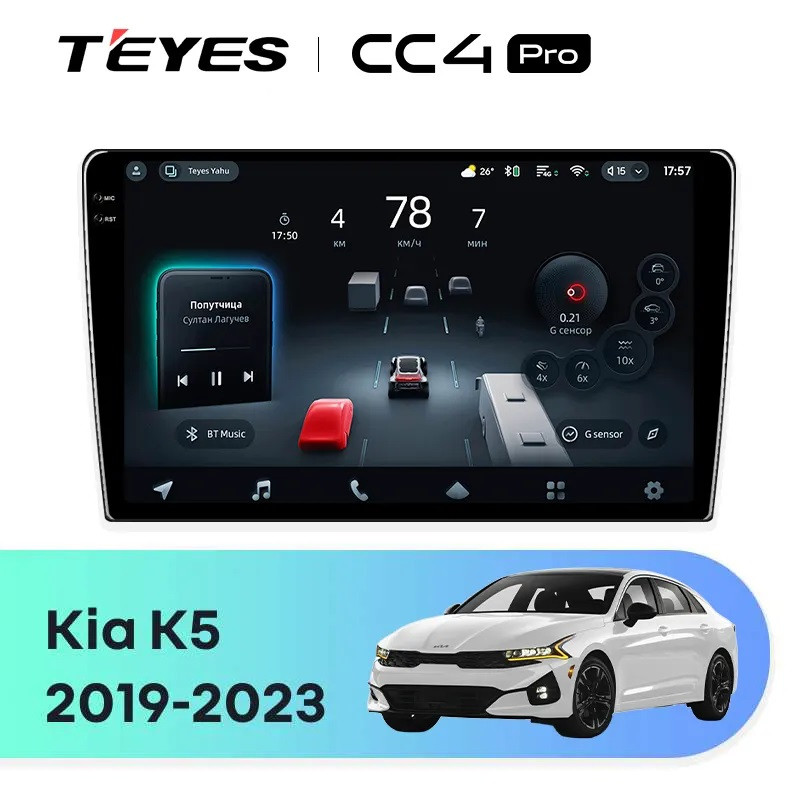 Головное устройство TEYES CC4 Pro Kia K5 (2020-2021)