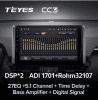 Магнитола Teyes CC3 2K Toyota RAV4 (2019-2022)