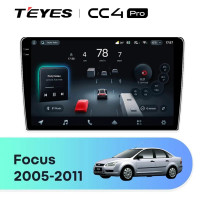 Головное устройство TEYES CC4 Pro Ford Focus 2 (2004-2011) (черная) F2