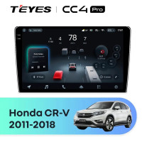 Головное устройство TEYES CC4 Pro 9.5" Honda CR-V 4 RM RE (2011-2018) 9" Тип-C