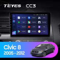 Магнитола Teyes CC3L Honda Civic 4D (2006-2011)