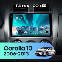 Головное устройство TEYES CC4 Pro 13" Toyota Corolla 10 E140 E150 (2006-2013) Тип-B