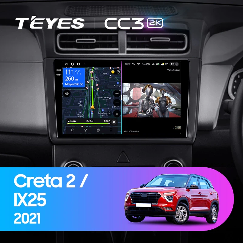 Магнитола Teyes CC3 2K Hyundai Creta 2 (2021+) Магнитола Teyes CC3 2K Hyundai Creta 2 (2021+)
