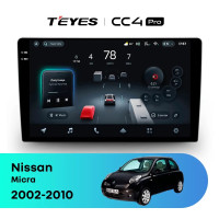 Головное устройство TEYES CC4 Pro 9.5" Nissan Micra K12 (2002-2010)