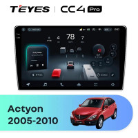 Головное устройство TEYES CC4 Pro 9.5" SsangYong Actyon Sports (2005-2017)