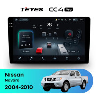 Головное устройство TEYES CC4 Pro 9.5" Nissan Navara 3 D40 (2004-2010) F2