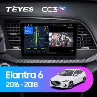 Магнитола Teyes CC3 2K Hyundai Elantra 6 (2016-2018) Магнитола Teyes CC3 2K Hyundai Elantra 6 (2016-2018)