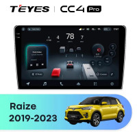 Головное устройство TEYES CC4 Pro Toyota Raize (2019-2025) F1
