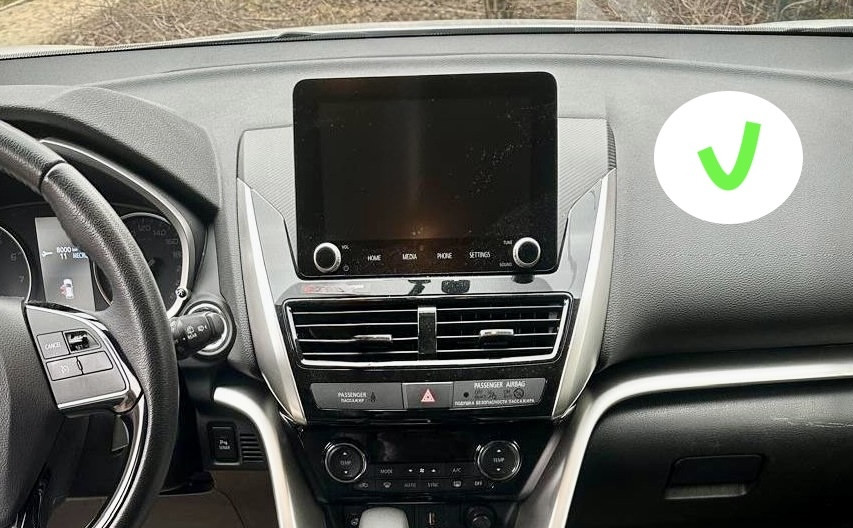  Магнитола Teyes CC3 2K 13" Mitsubishi Eclipse Cross (взамен ШГУ-планшета с крутилками) 