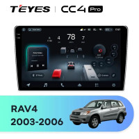 Головное устройство TEYES CC4 Pro 9.5" Toyota RAV4 2 CA20 CA20W XA20 (2003-2005) F4