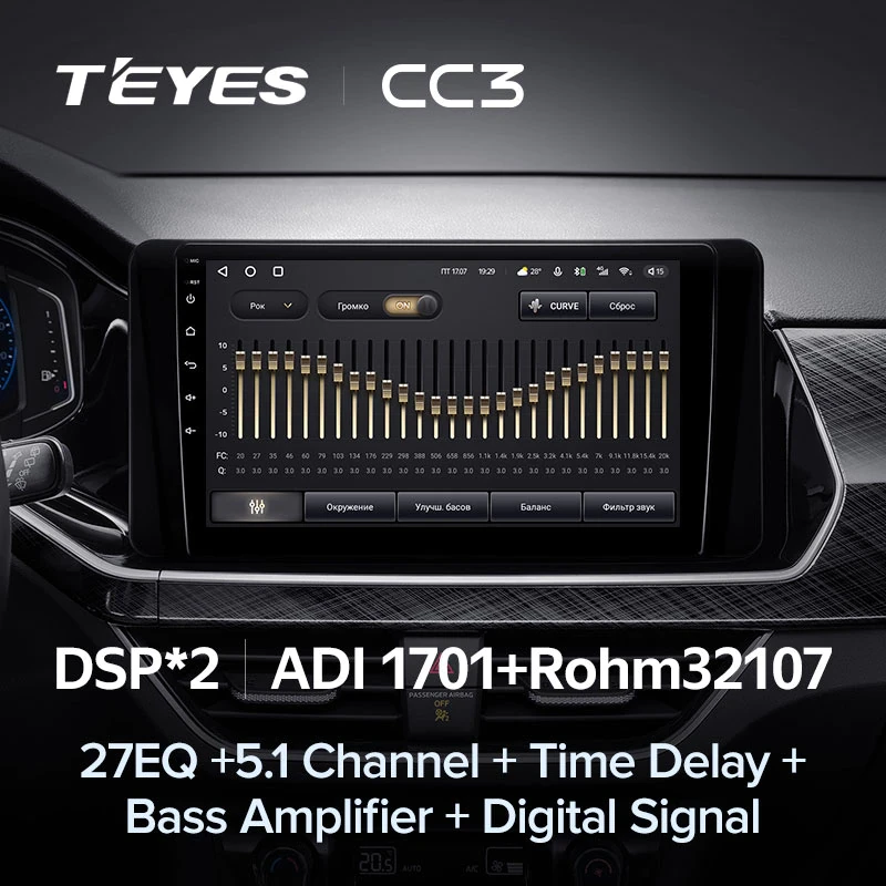 Магнитола Teyes CC3 2K Volkswagen Polo 6 / Skoda Rapid (2020+) Магнитола Teyes CC3 2K Volkswagen Polo 6 / Skoda Rapid (2020+)